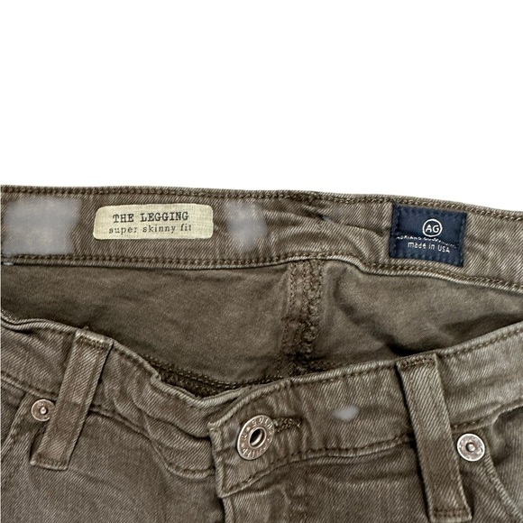 Ag Adriano Goldschmied Brown Skinny Jeans - Picture 3 of 3
